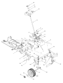 Part Location Diagram of 711-1408 MTD Link-drag Rh